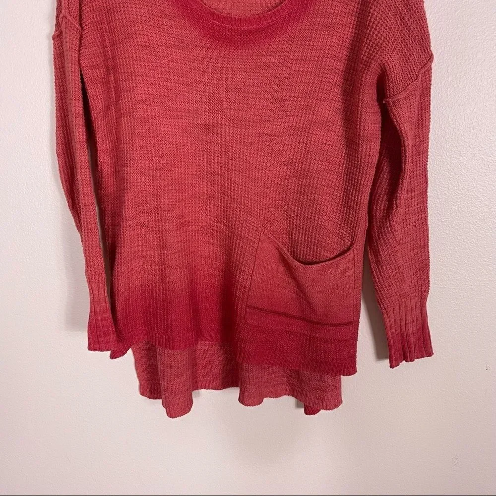 Moth | Anthropologie Orange‎ Dip Dye Oversized Sweater
